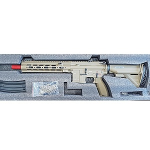 [E&amp;C] EC-105 SMR HK416 (GEISSELE RIS) 전동건 - TAN - (배터리 포함)