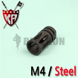 [Kingarms] M4 Flash Hider / Steel CNC (소염기) (#35-11)