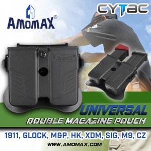 [Amomax] 권총용 범용 Universal Double 탄창 파우치