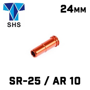 [SHS] SR25 &amp; AR10 Nozzle / 7075 CNC (24mm) 전동건용 에어노즐