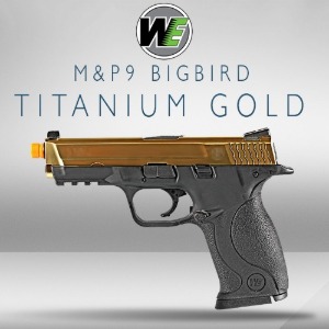 [WE] Big Bird M&amp;P9 / Titanium Gold 가스핸드건