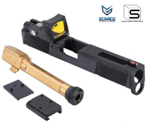 EMG SAI Utility Slide Set w/ Red Dot Sight for GLOCK 17 Series GBB Pistols (RMR)- RMR