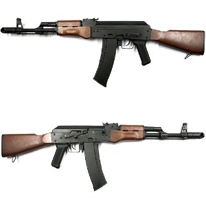 [WELL] AK74 G74 가목 우드버젼 가스 라이플