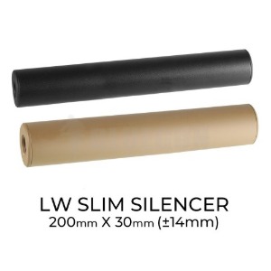 LW Slim Silencer 30mm x 200mm